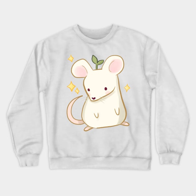 Cute Mouse illustration Crewneck Sweatshirt by Mayarart